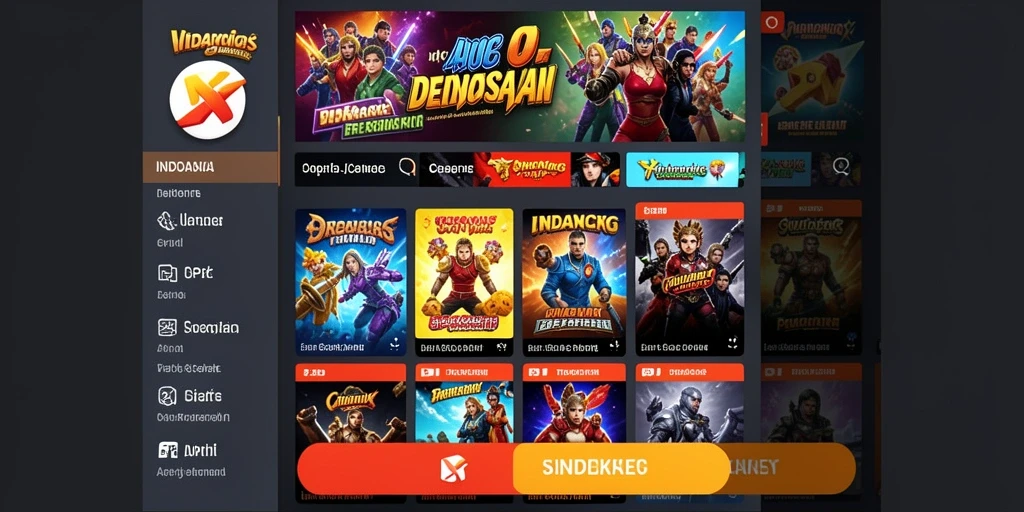 Tampilan awal aplikasi LUXURY333 yang menarik.