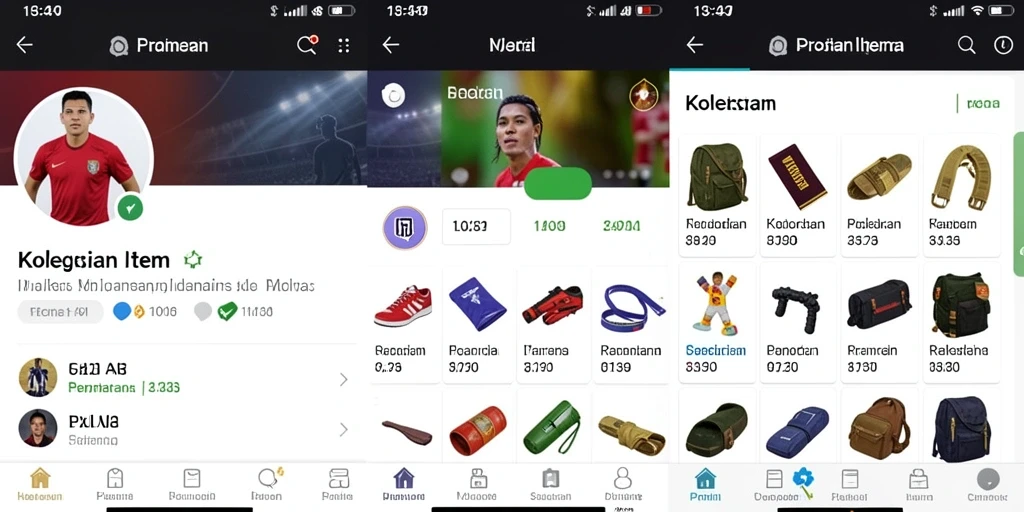 Tampilan karakter yang dapat dikustomisasi dengan berbagai outfit.