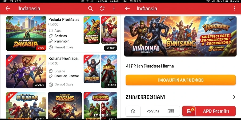 Tampilan awal aplikasi RAJAWALI55 yang menarik.