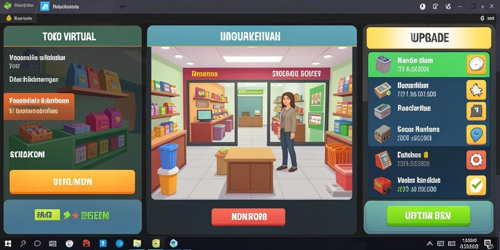 Screenshot 1: Menampilkan karakter utama yang siap beraksi.