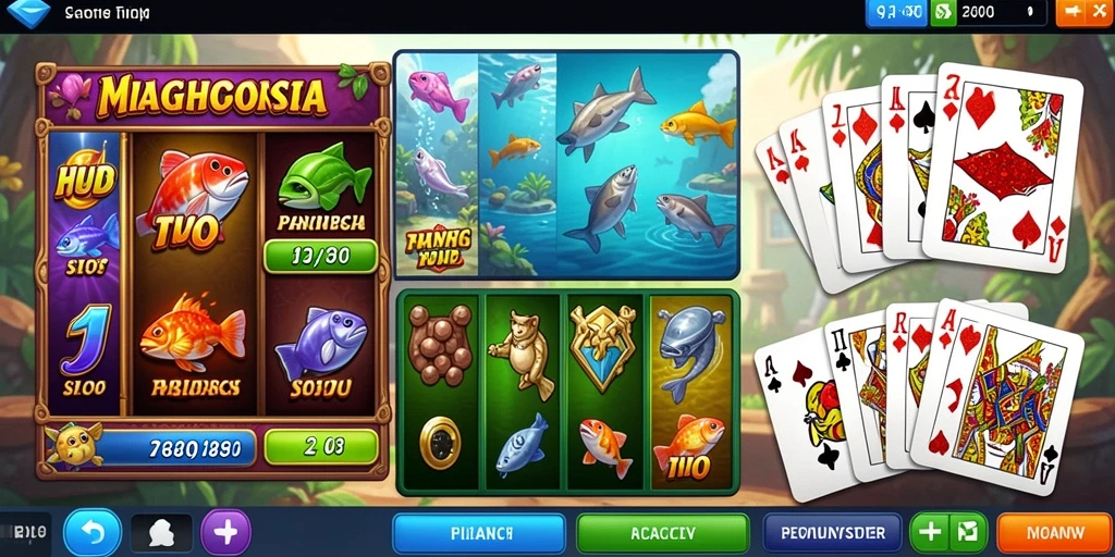 Screenshot ini menunjukkan karakter utama dalam aksi.